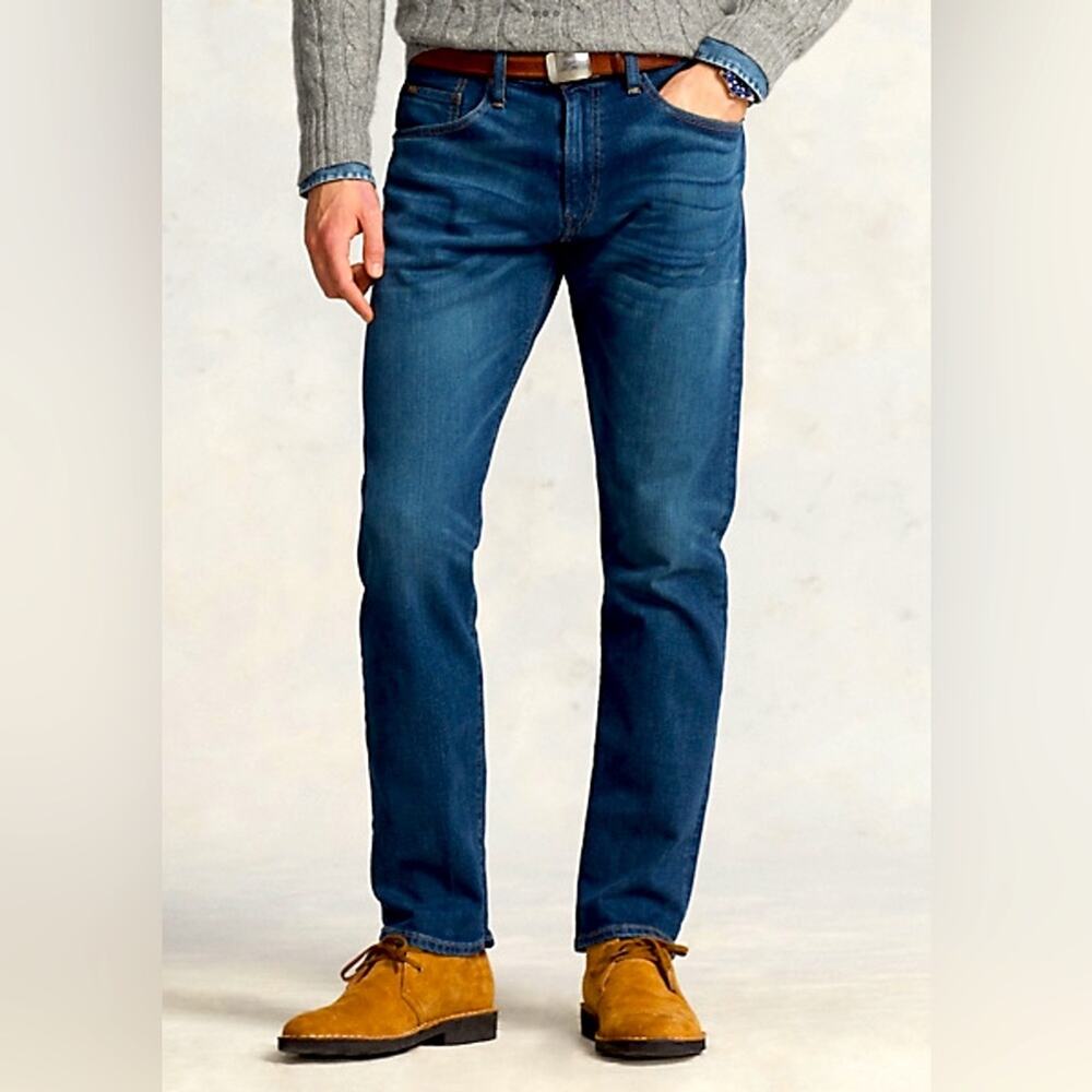 Polo by Ralph Lauren Men's Straight Jeans - Blue